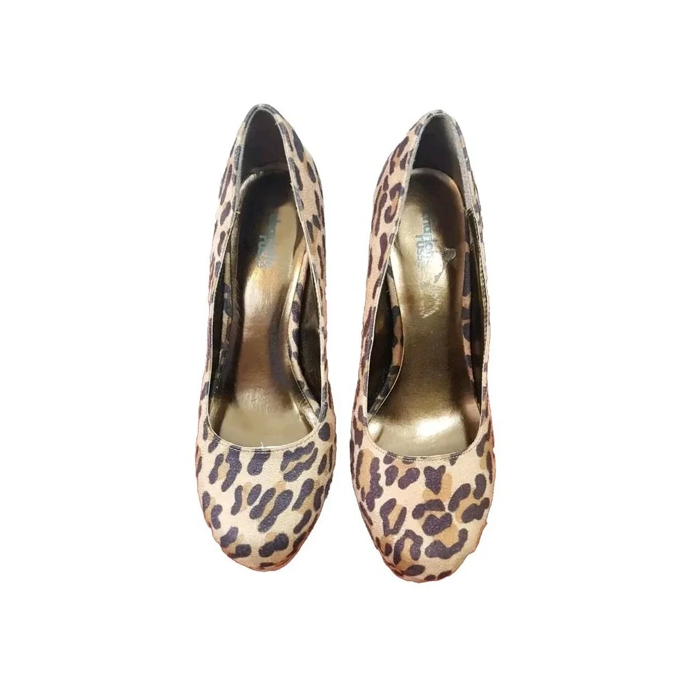 Charlotte Russe‎ Platform Leopard Print With 6